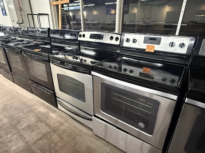 Stoves and ranges on display